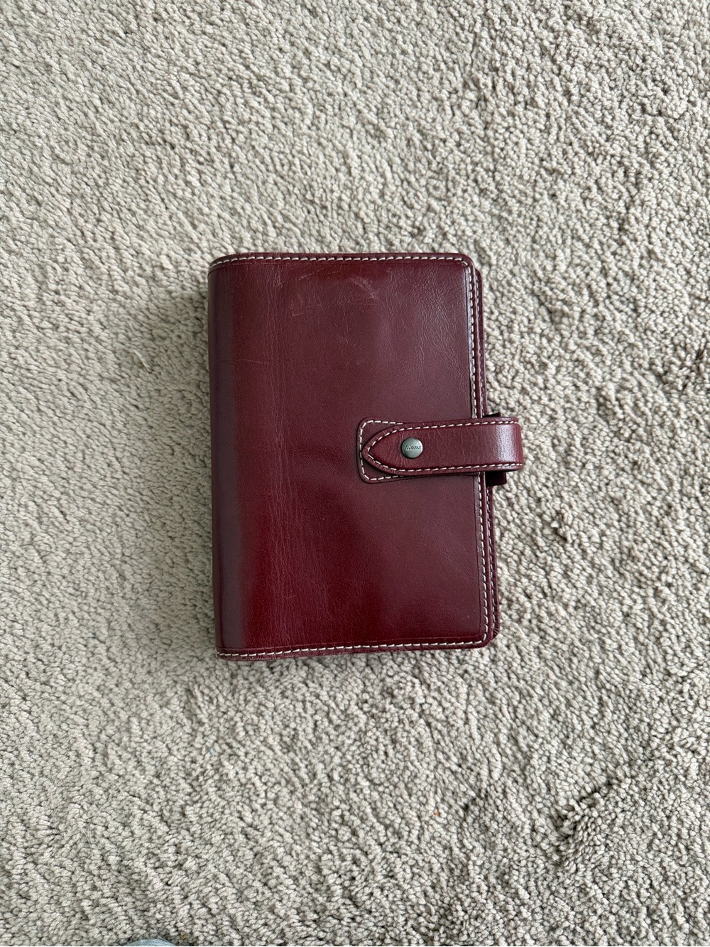 Filofax Malden in Burgundy- personal size